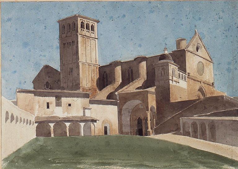 Vu du cloître Saint-Jean-de-Latran à Rome