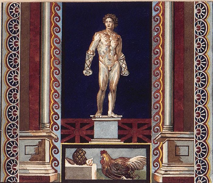 Copie d'une fresque antique