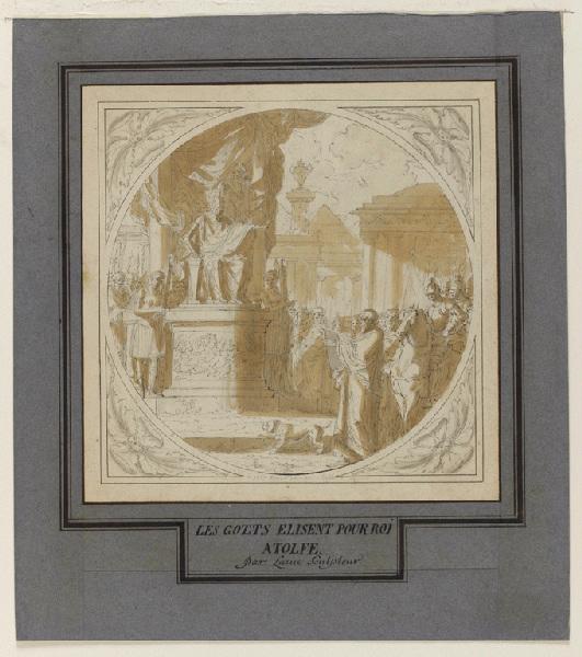 Les Goths élisent pour roi Ataulphe