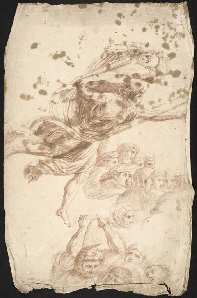 Copie d'après Raphaël : détails d'Héliodore, Vatican