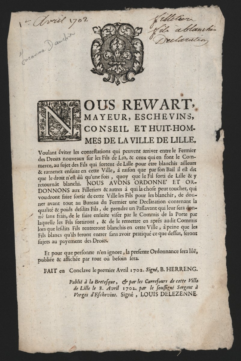 Blanchiment du fil à l'extérieur de la ville
