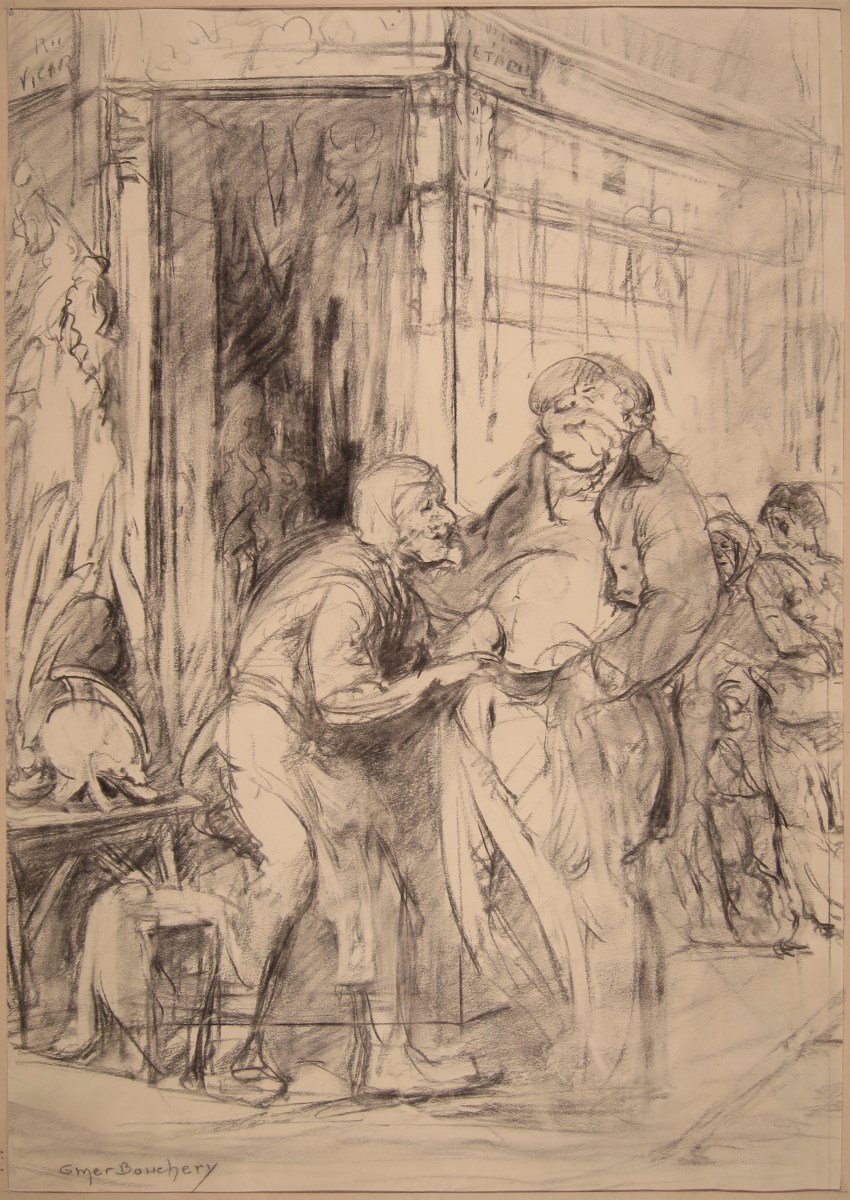 L' Vieux Frippier (Titre d'origine) ; Personnage croqué ; Dessin humoristique