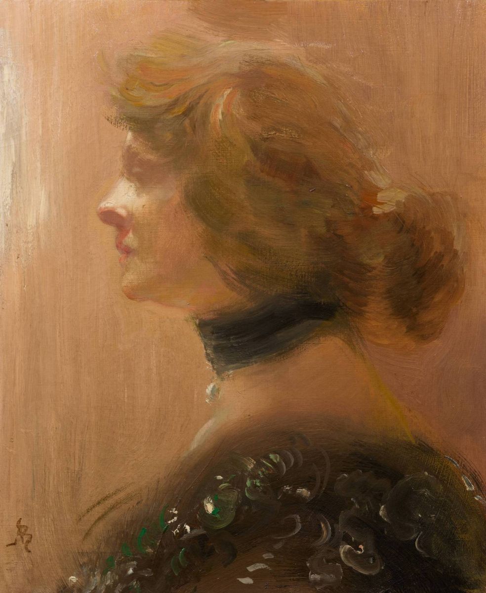 Portrait de la femme de l'artiste