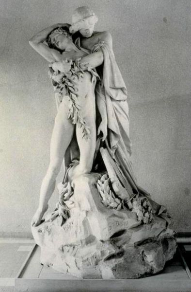 La Gloire étouffant le Génie (titre récent) ; La Gloire poignardant le Génie (titre ancien) ; La Gloire (titre Salon de 1878)