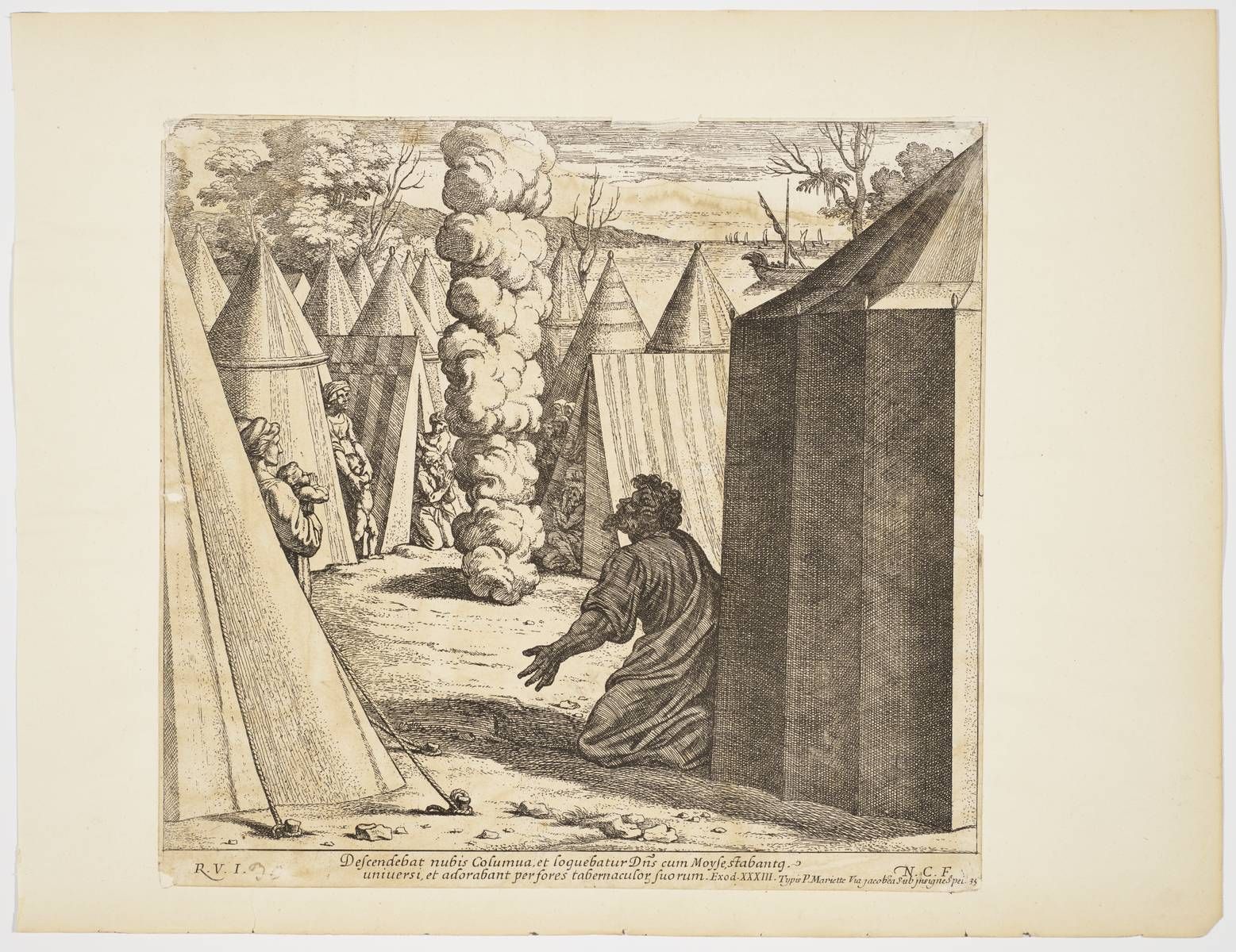 La colonne de fumée