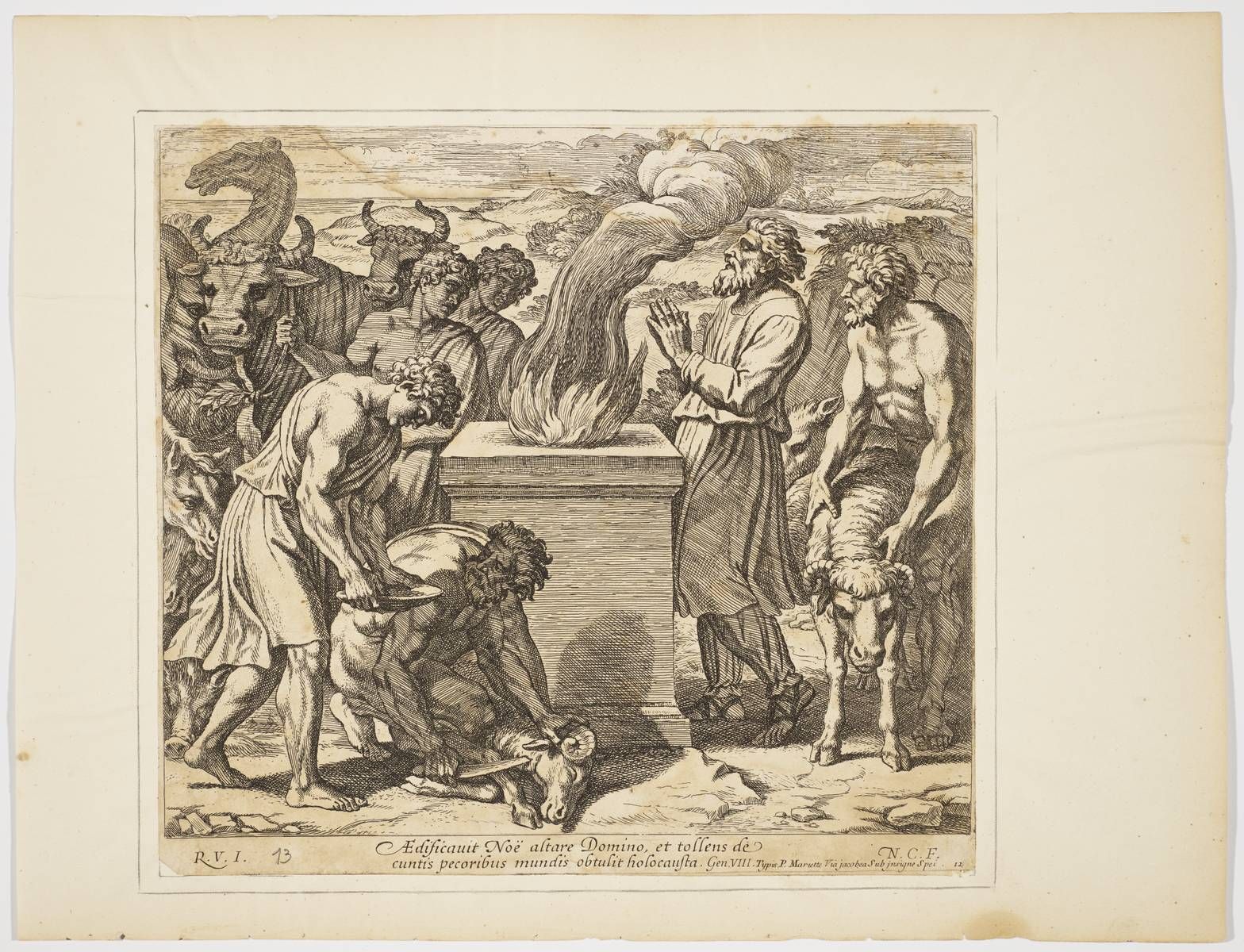 Le sacrifice de Noé