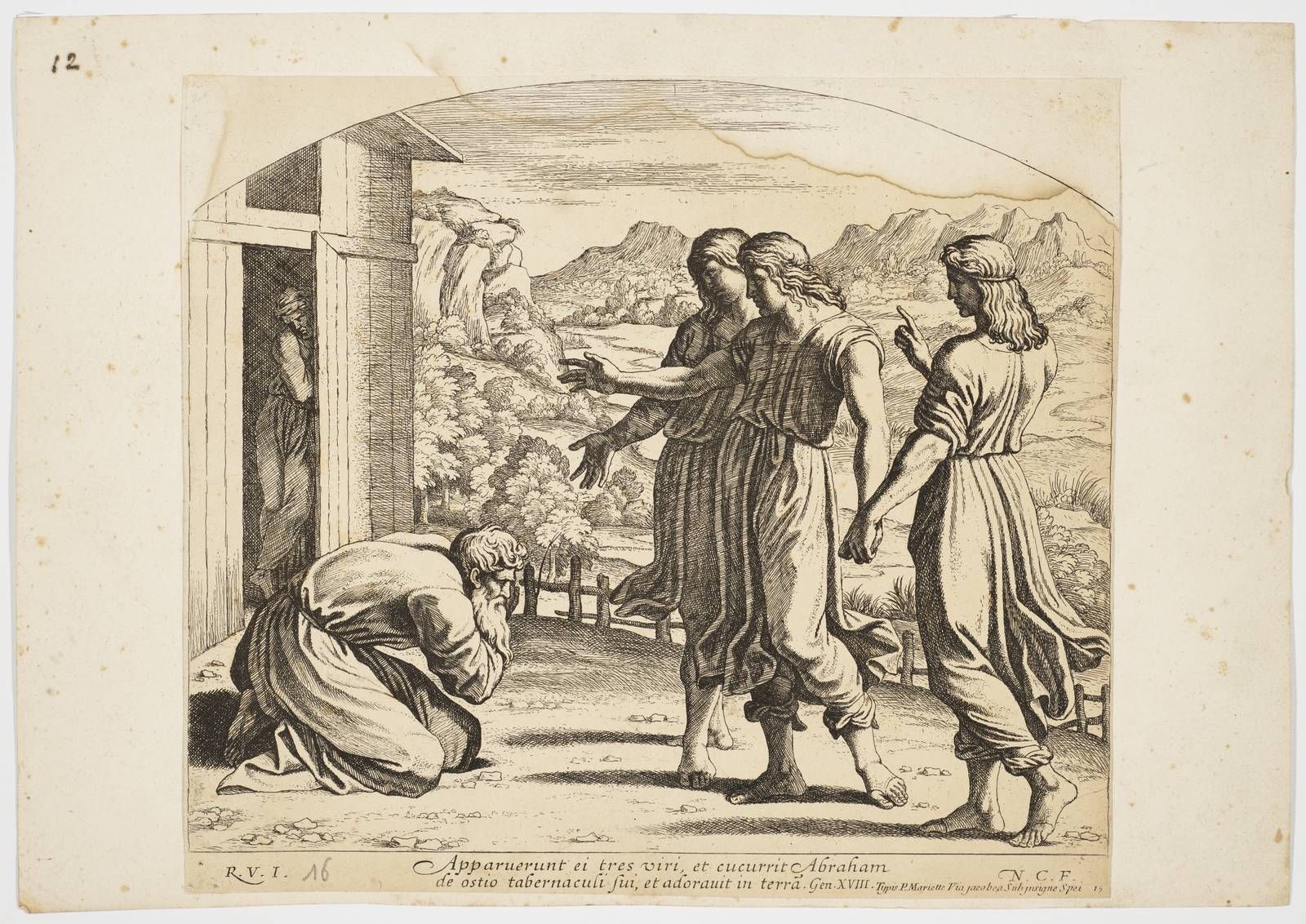 L'apparition des trois anges à Abraham