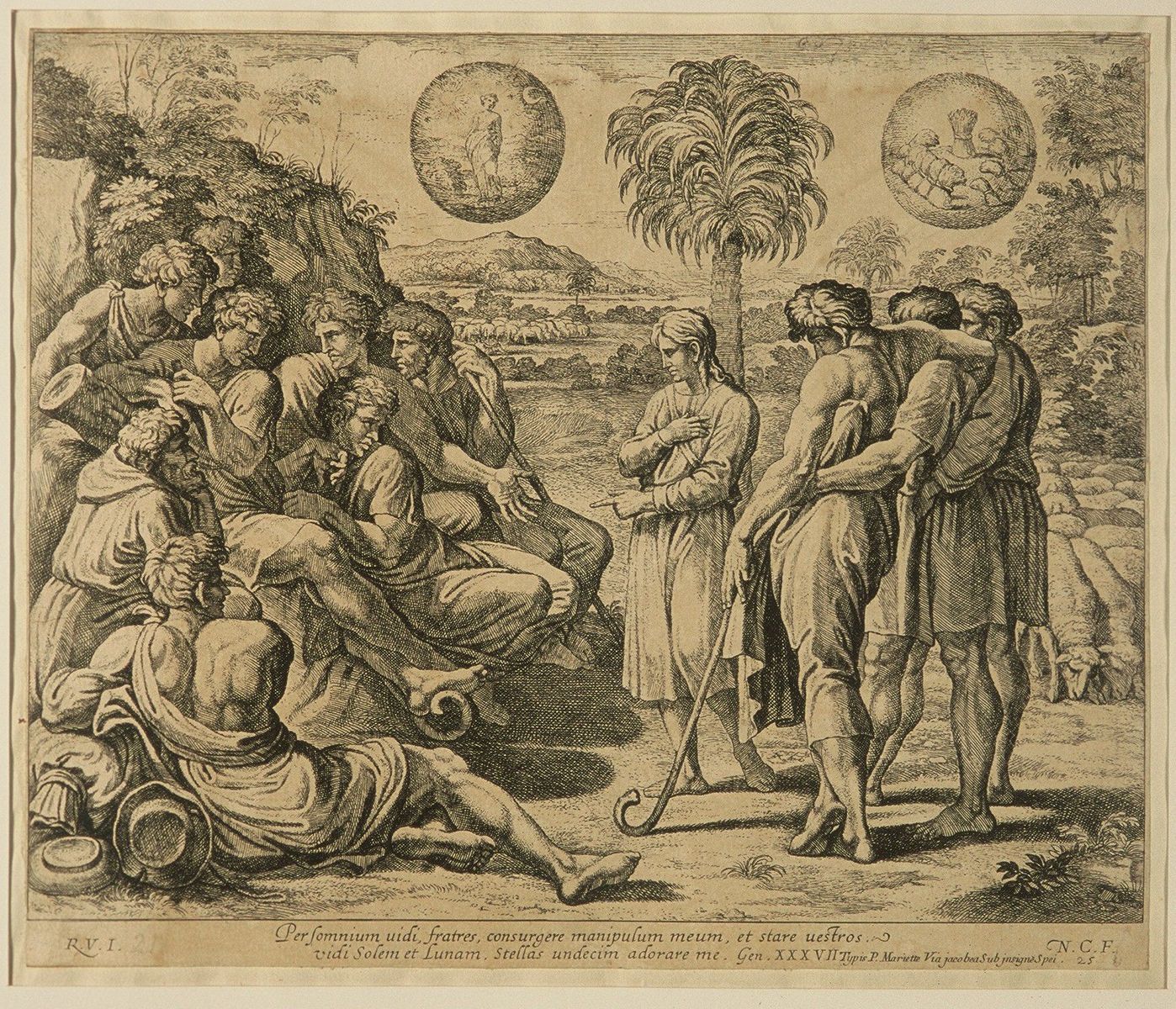 Joseph expliquant ses songes à ses frères