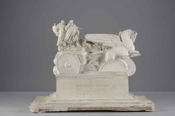 Maquette pour le monument à Lamartine et Victor Hugo
