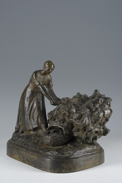 Cueillette du raisin ; Vendangeuse (Autre titre)