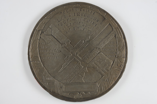 Exposition des arts décoratifs Paris 1925 (revers)