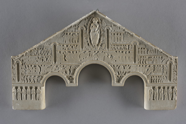 Maquette du fronton de la façade de Saint-Pierre-de-Chaillot