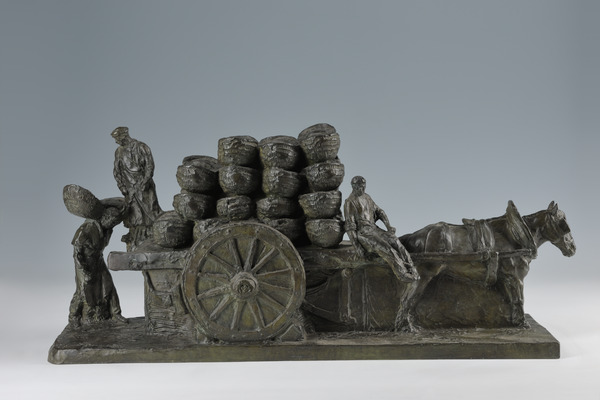 Charrette paniers longs ; Charrette aux doubles paniers (Autre titre)