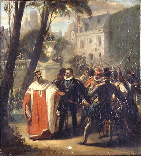 LE PRESIDENT DE HARLAY INSULTE PAR LES LIGUEURS