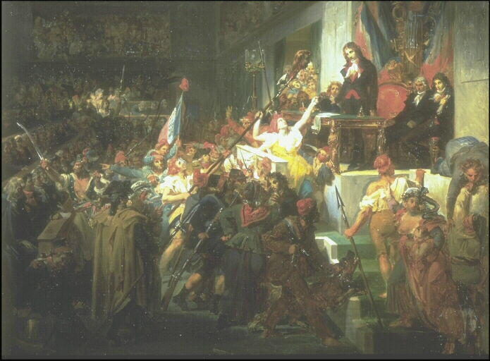 Boissy d'Anglas saluant la tête du député Féraud