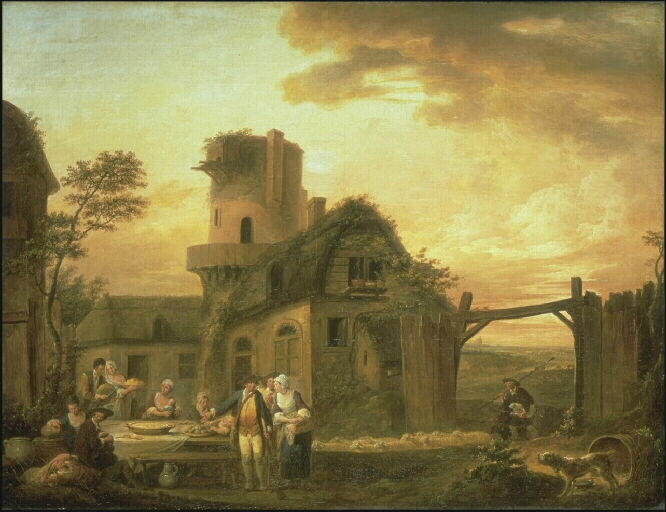 Le soir ; Les quatre heures de la journée