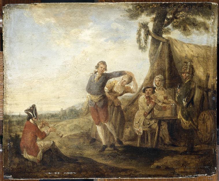 Scène de camp