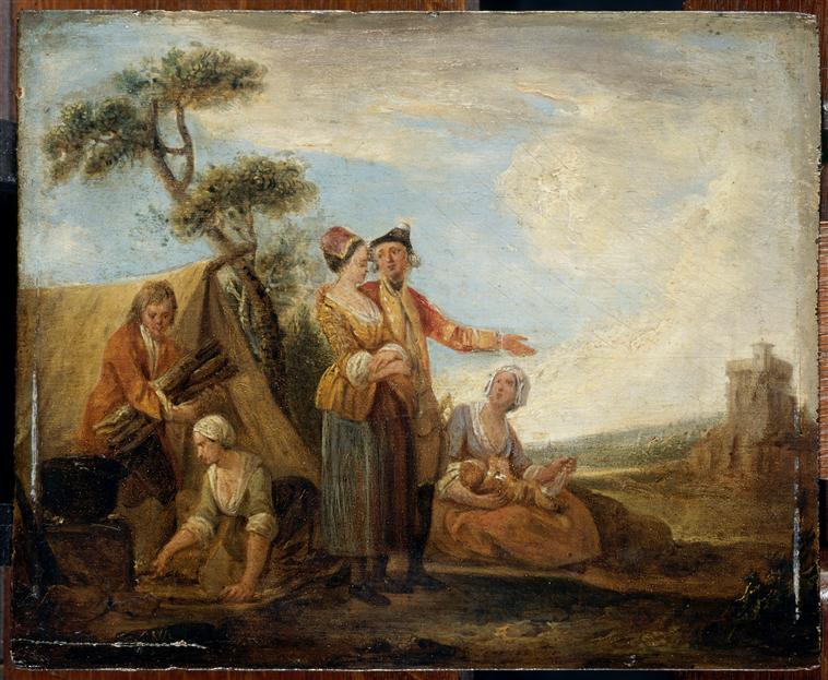 Scène de camp