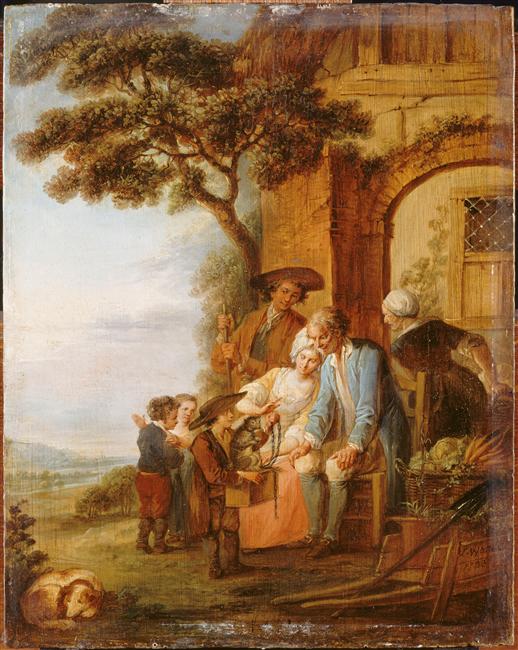 Le savoyard et sa marmotte