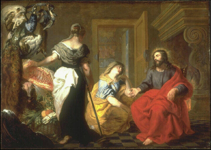 Jésus chez Marthe et Marie