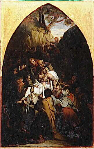 La Mise au tombeau de la Vierge