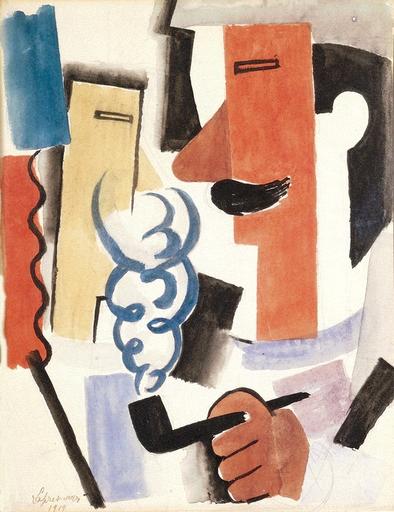 Soldat fumant ; Homme à la pipe (source: cat. expo. Lille, 1950). (Ancien titre)