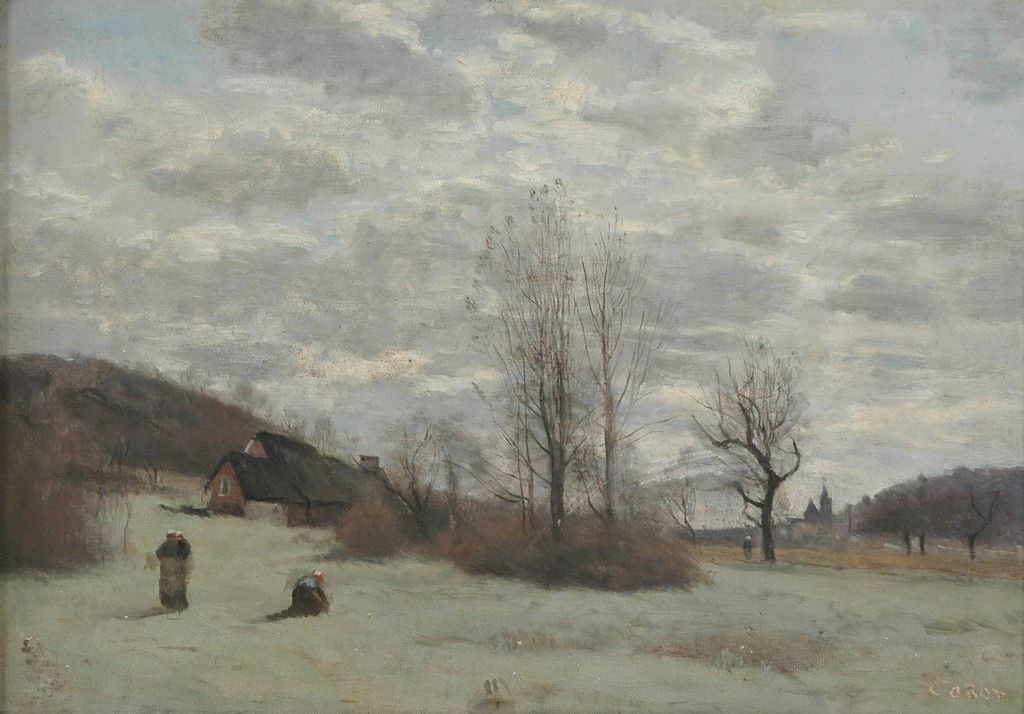 Paysage, matinée, environs de Beauvais