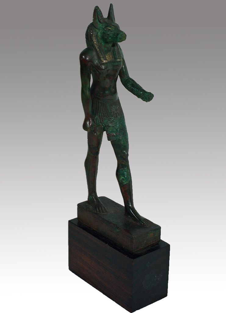 Statuette d'Anubis debout