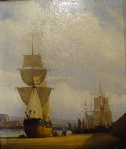 Vue du port de Boulogne
