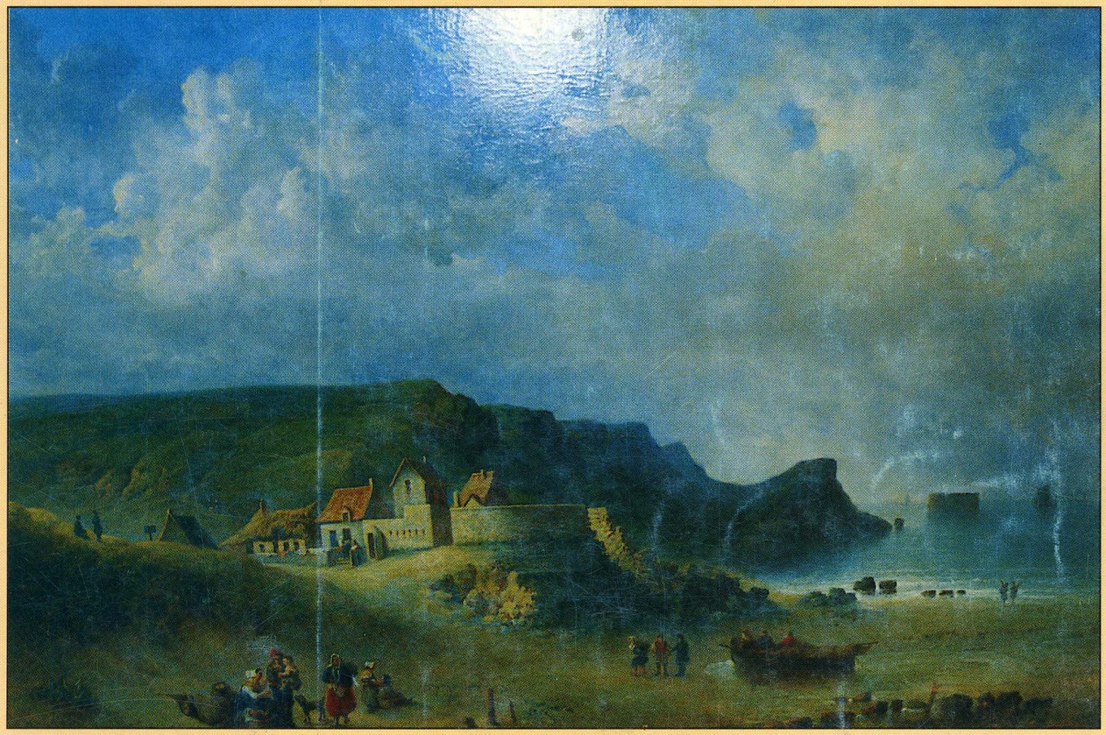 Fort de Chatillon, vue prise des dunes en 1828