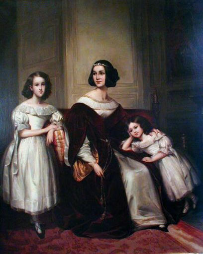 Portraits de Mme de Nonjon et de ses deux filles