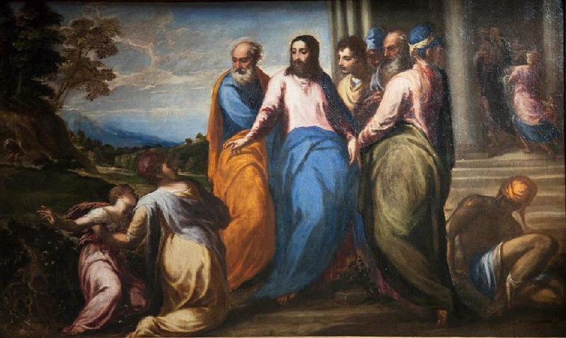 Le Christ et la femme hémorroïsse ; Le Christ dans la maison de Jaïrus