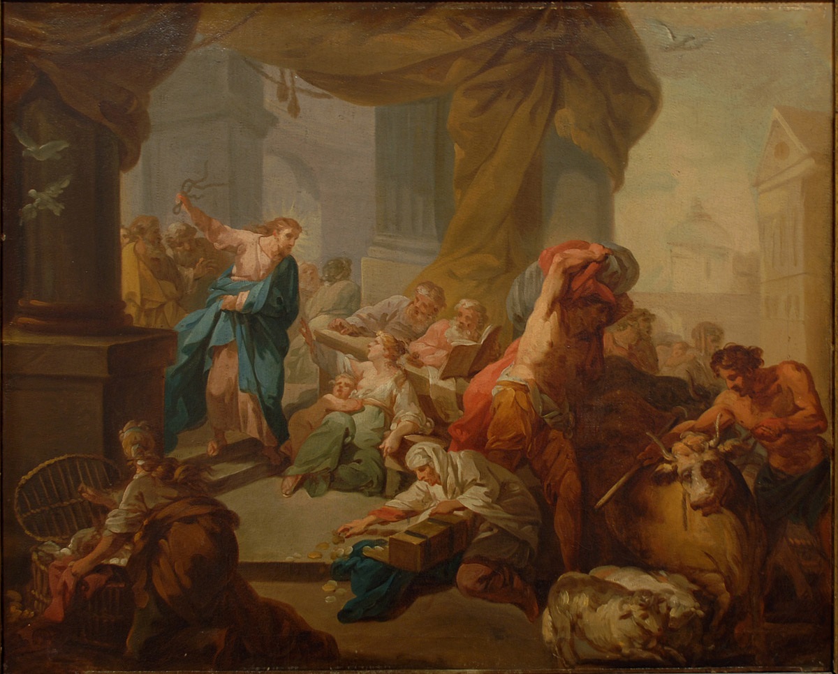 Jésus chassant les marchands du Temple