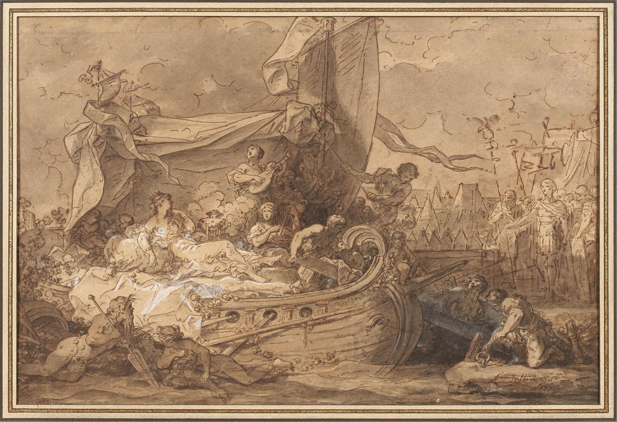 Cléopâtre et Marc-Antoine