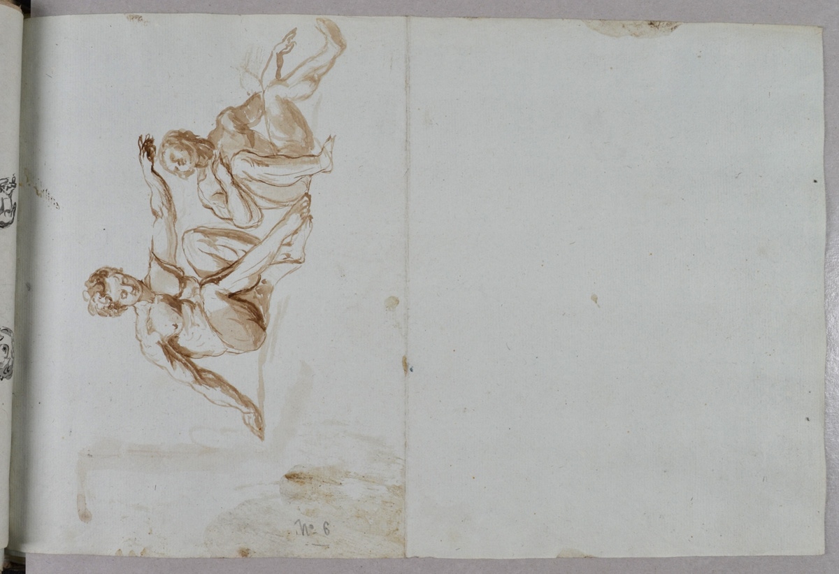 Étude pour deux personnages assis