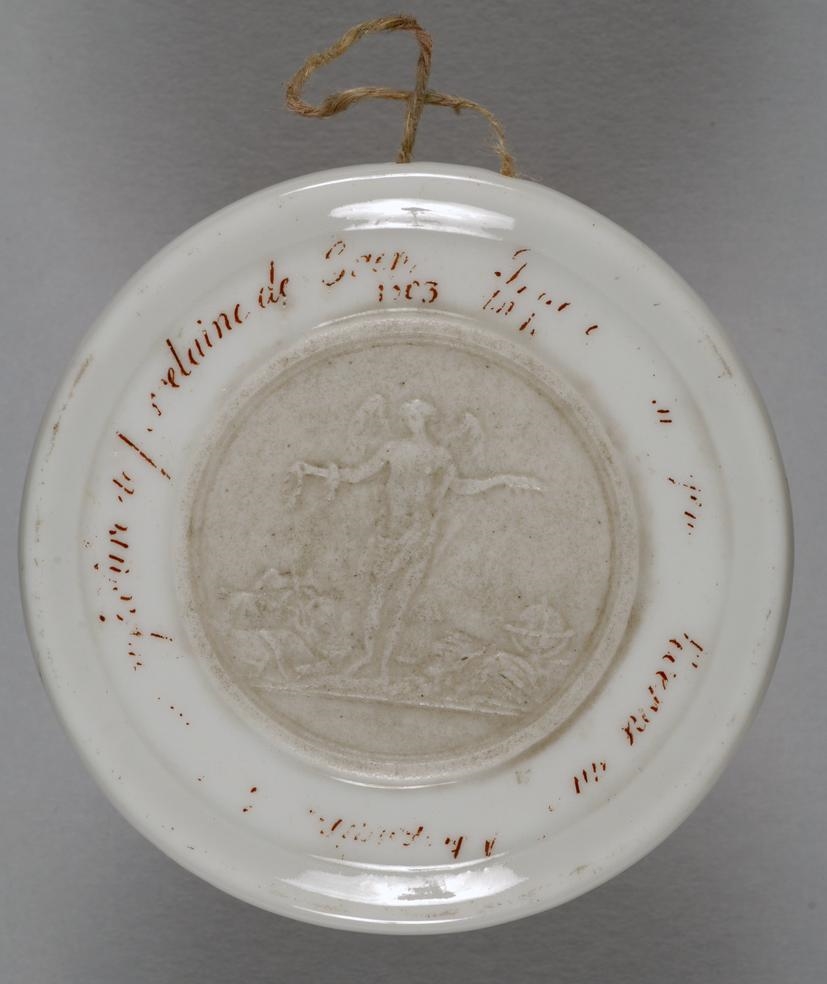 Prix d'encouragement décerné aux actionnaire de la manufacture de porcelaine de Caen