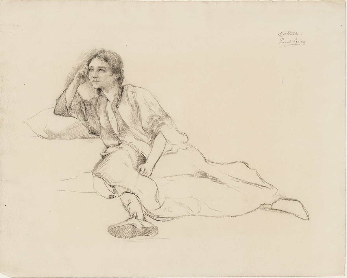 Madame Paul Leroy en odalisque