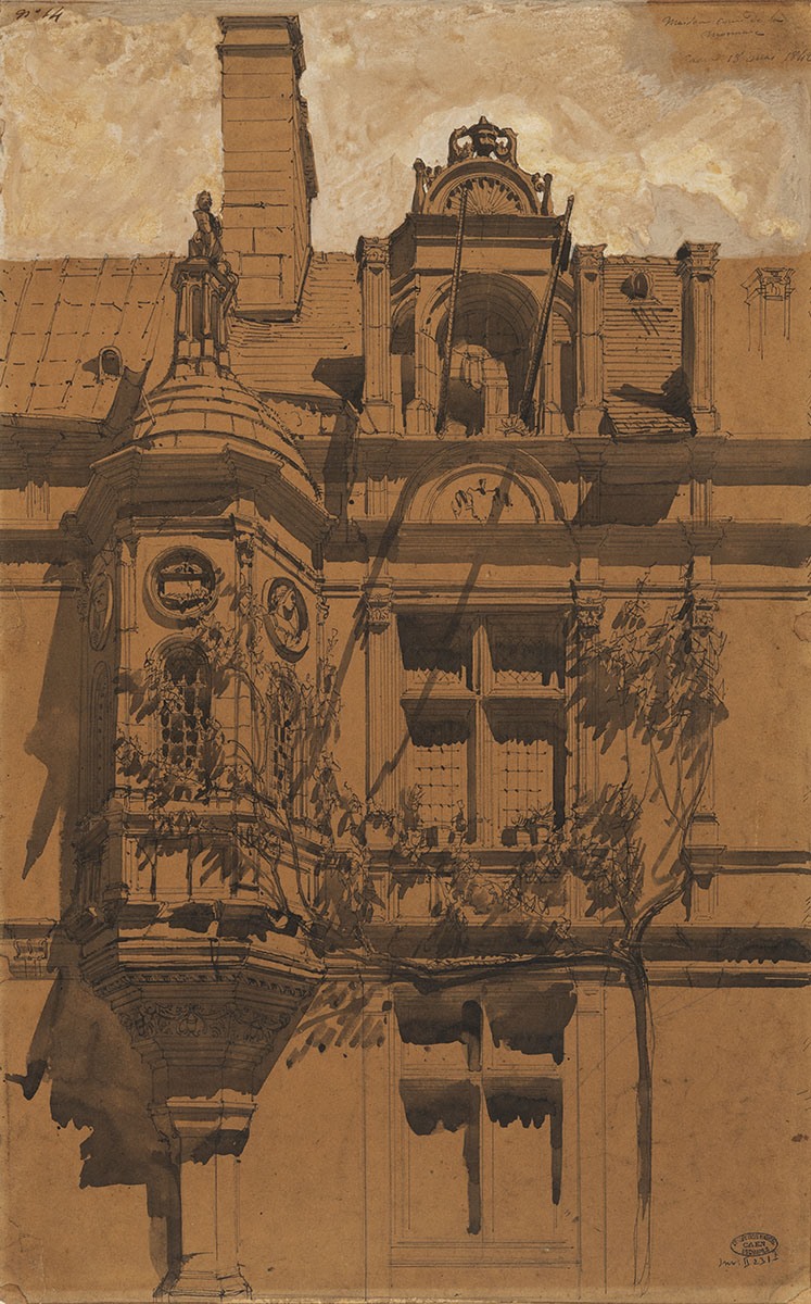 Ancien hôtel de la Monnaie. Détail de la façade