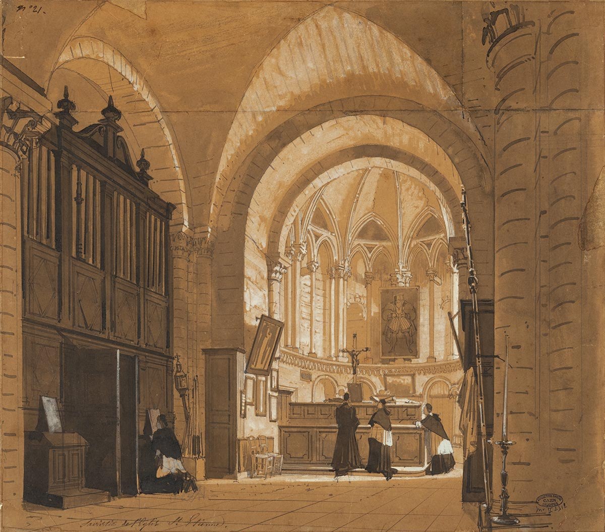La Sacristie de l'abbaye aux Hommes ; Sacristie de l'église Saint-Etienne