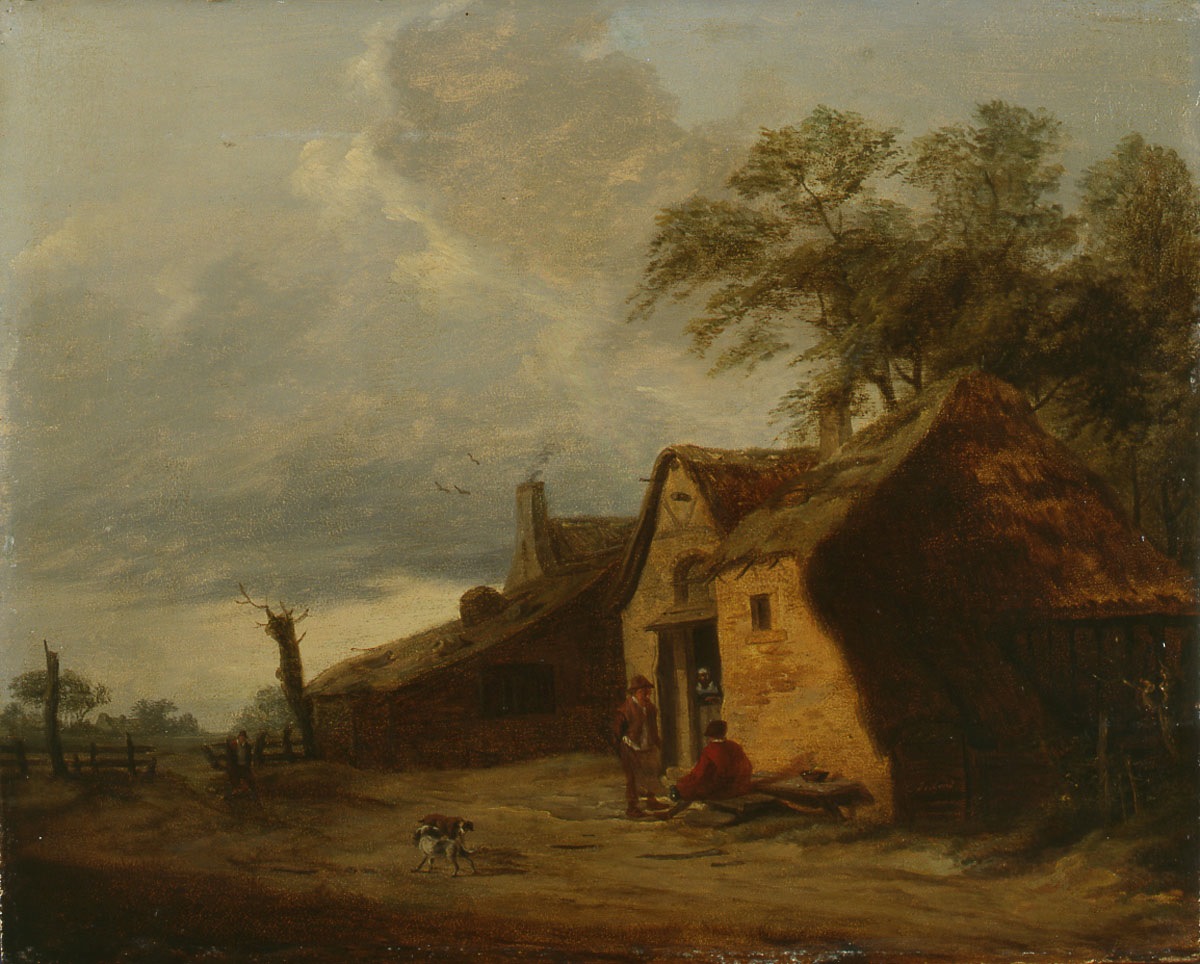 Conversation près de la maison