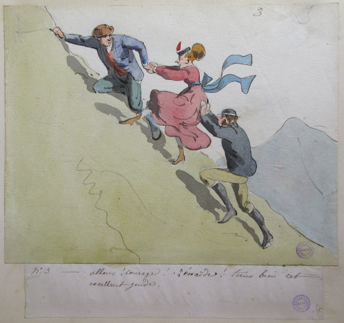 3. Allons ! Courage ! Zénaïde ! ; Les Aventures de Zénaïde et d'Adalbert au château de Schiffschaffburg (titre factice de la série)