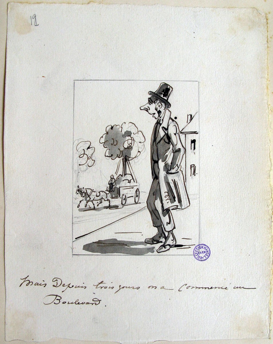 12. Mais depuis trois jours on a commencé un boulevard ; M. Guignon, ou le voyage d'un habitant de Ruffec de Paris (titre factice de la série)