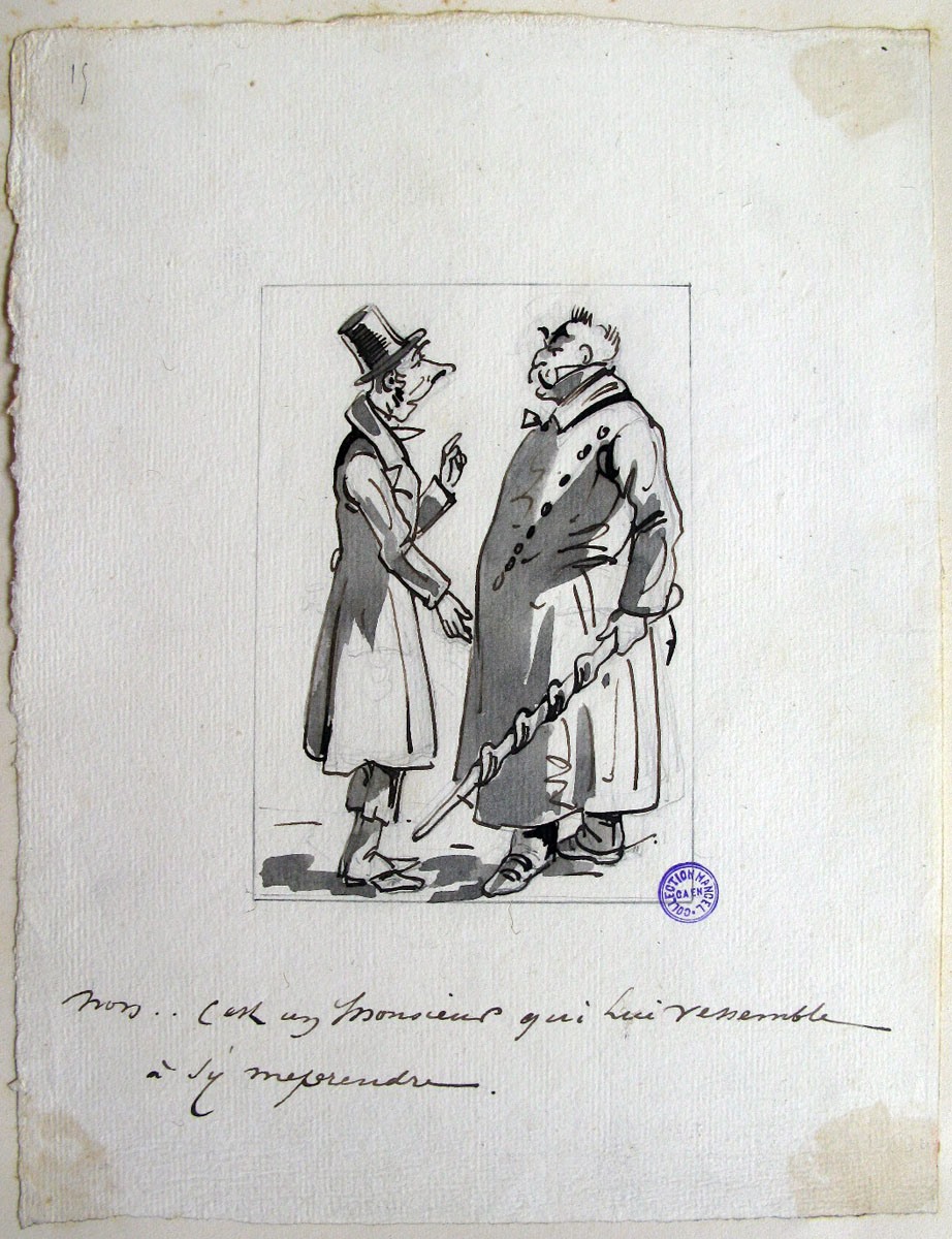 15. Non... C'est un monsieur qui lui ressemble à s'y méprendre ; M. Guignon, ou le voyage d'un habitant de Ruffec de Paris (titre factice de la série)