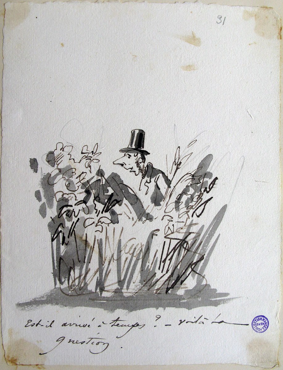 31. Est-il arrivé à temps ? Voilà la question ; M. Guignon, ou le voyage d'un habitant de Ruffec de Paris (titre factice de la série)