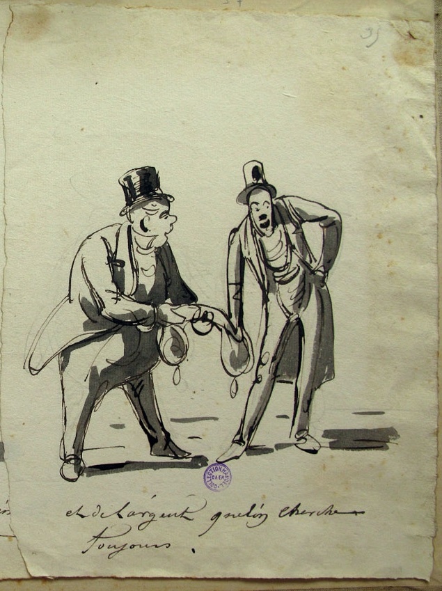 35. De l'argent que l'on chercher toujours ; M. Guignon, ou le voyage d'un habitant de Ruffec de Paris (titre factice de la série)
