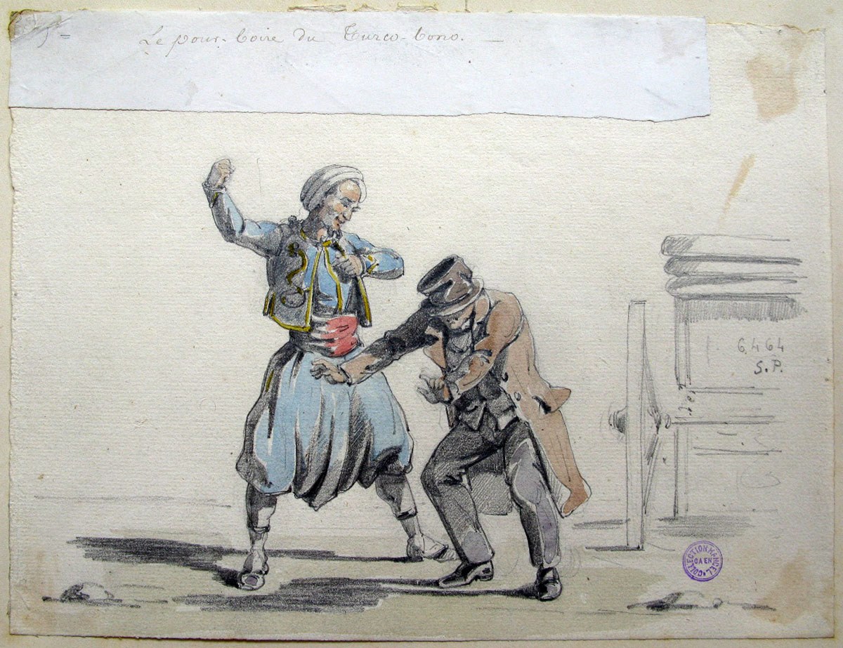 5. Le pour boire du Turco bono ; Un zouave à Paris (titre factice de la série)