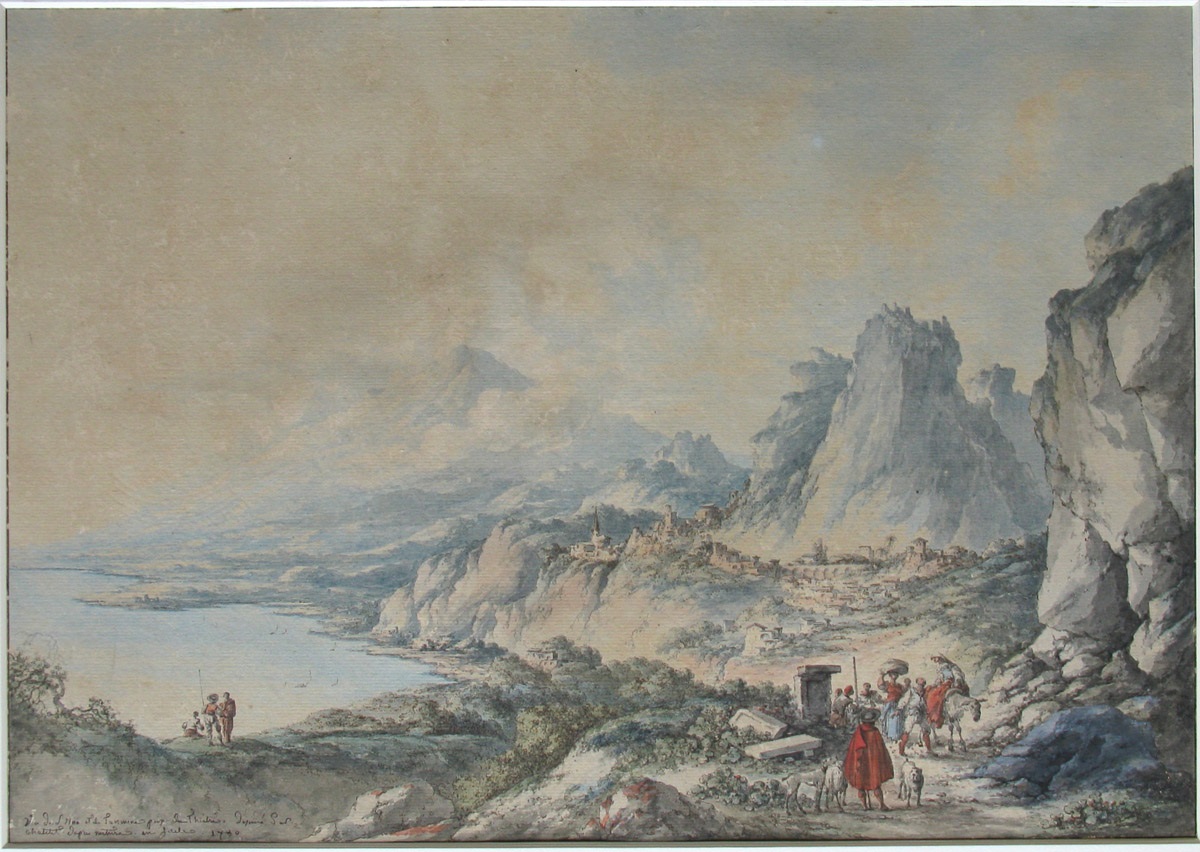 Vue de l'Etna et de Taormina