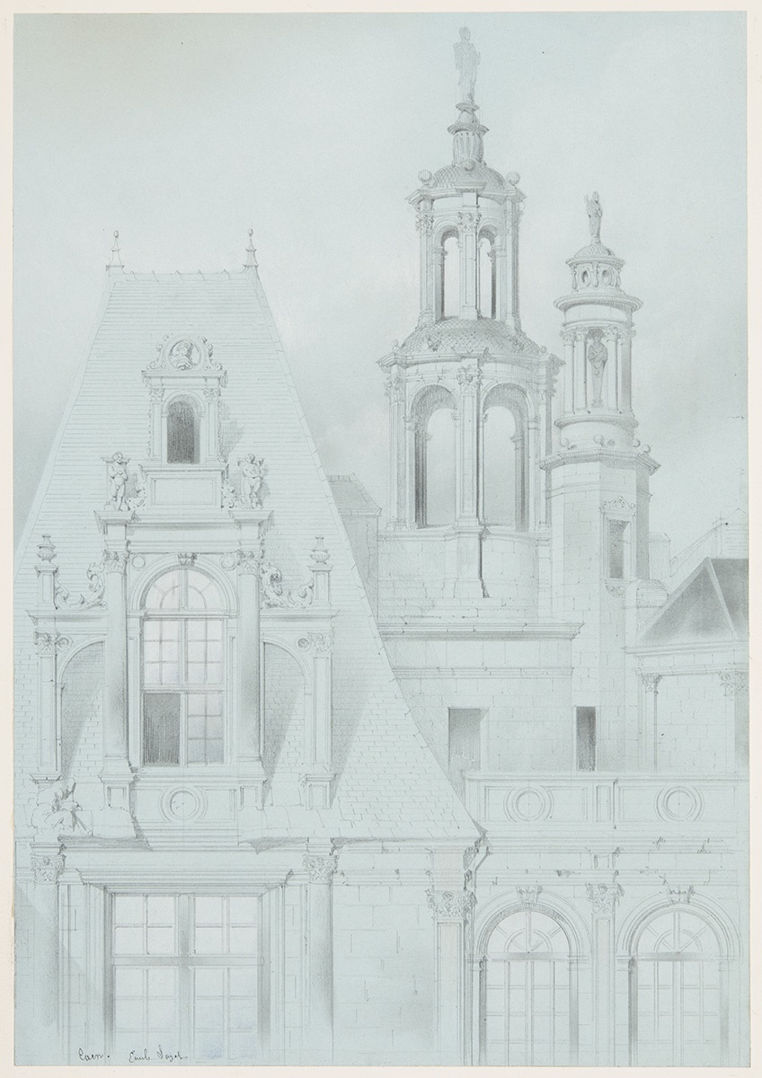 Toits et lanternons de l'hôtel d'Escoville