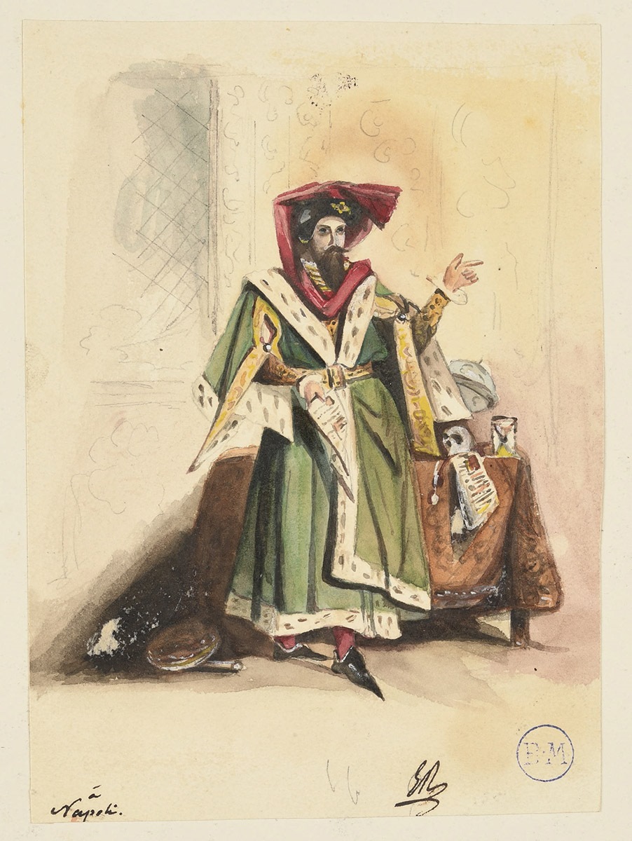 Homme en costume Renaissance