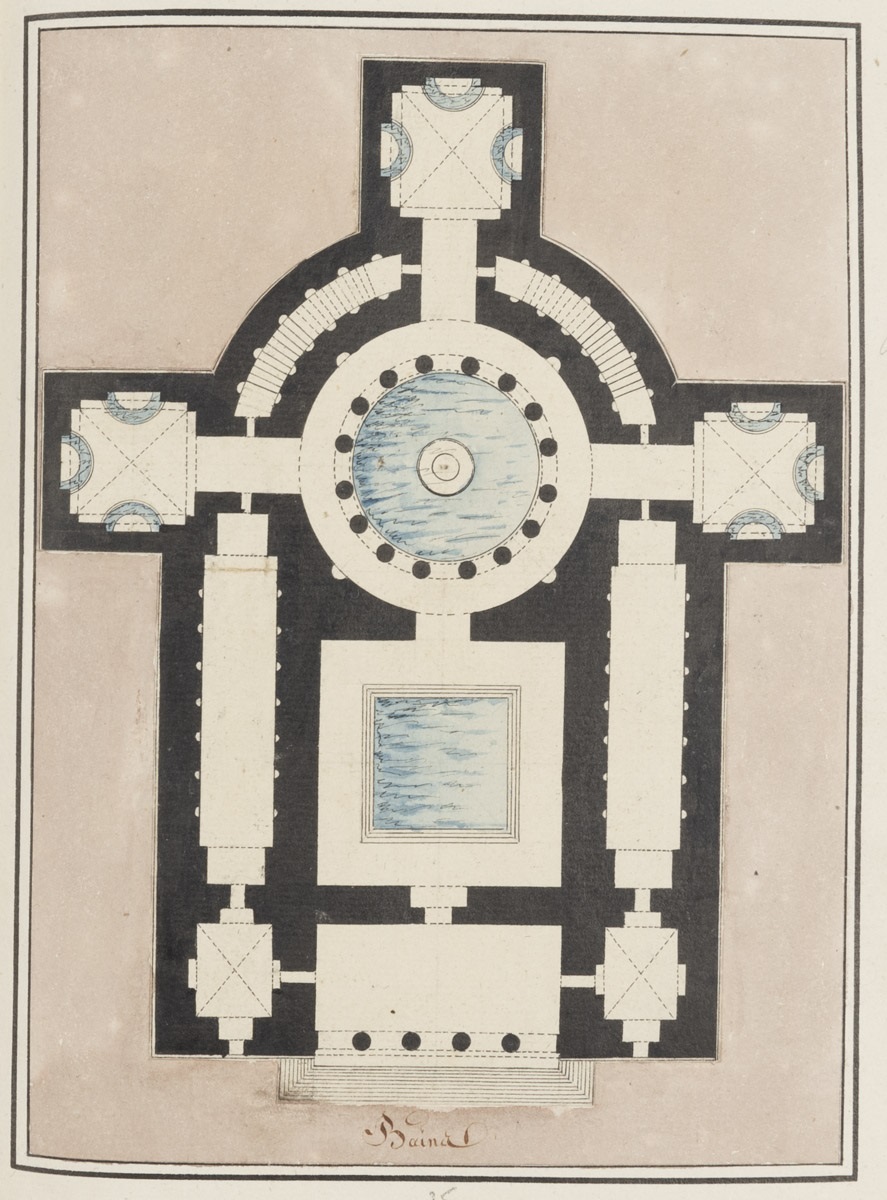 Plan de bains antiques